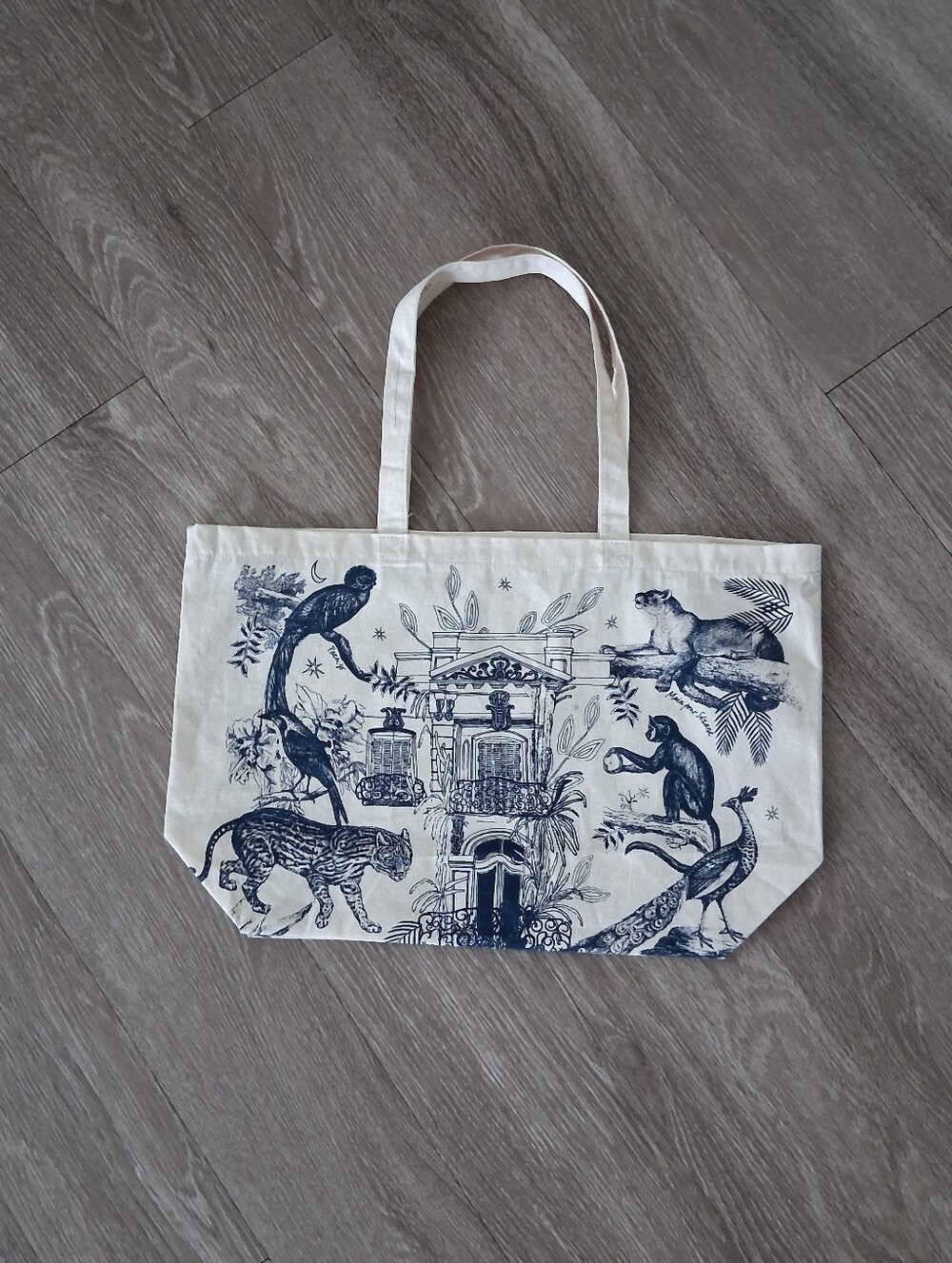 Sezane × Maia Bunge Paradiso Jungle Canvas Tote - Picture 13 of 15